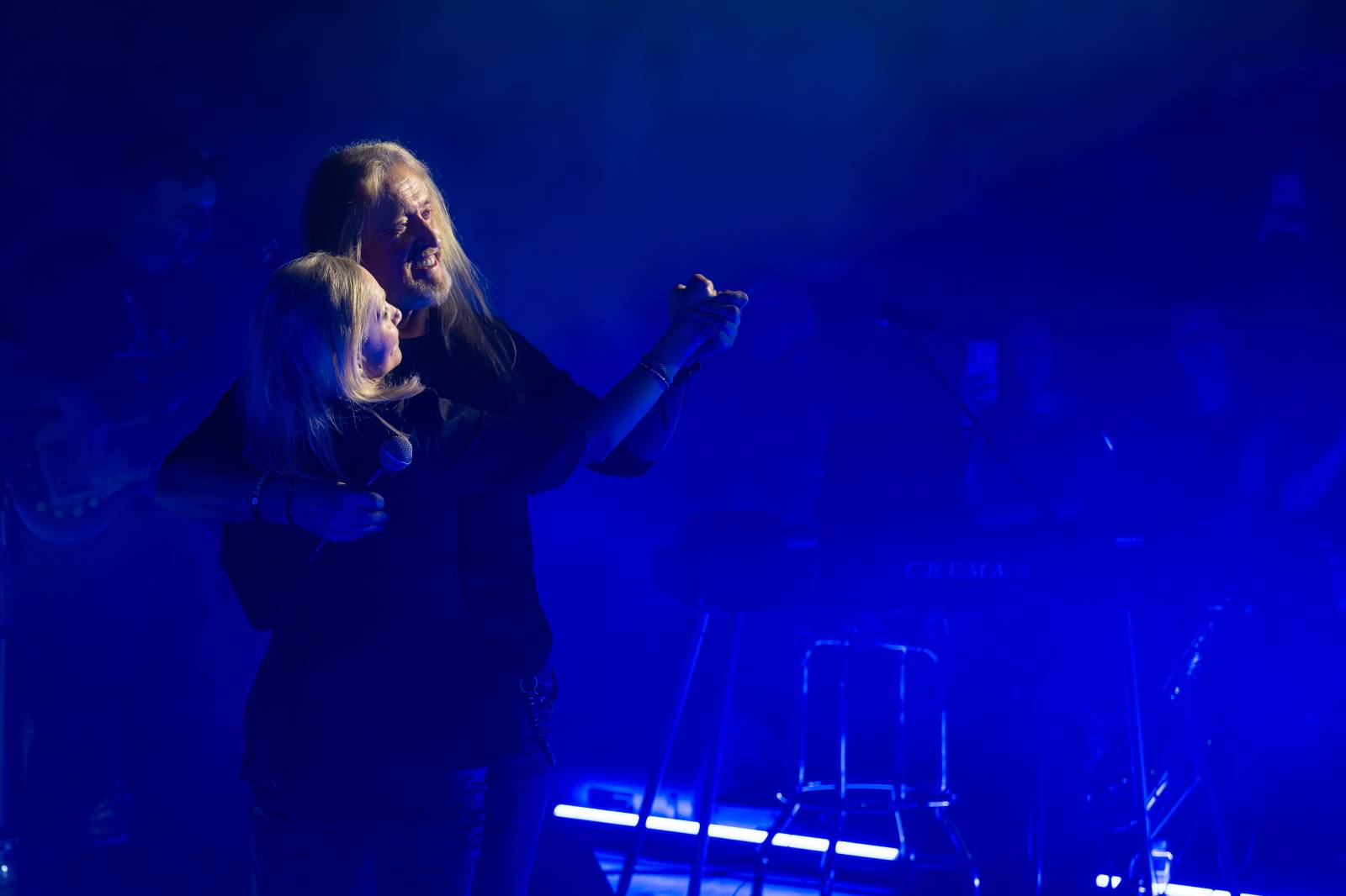 Kamil Střihavka oslavil v Rock Opeře šedesátiny, gratulovali mu Michal Pavlíček, Bára Basiková, Ota Balage i David Koller