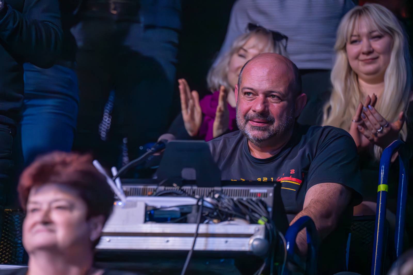 Kamil Střihavka oslavil v Rock Opeře šedesátiny, gratulovali mu Michal Pavlíček, Bára Basiková, Ota Balage i David Koller