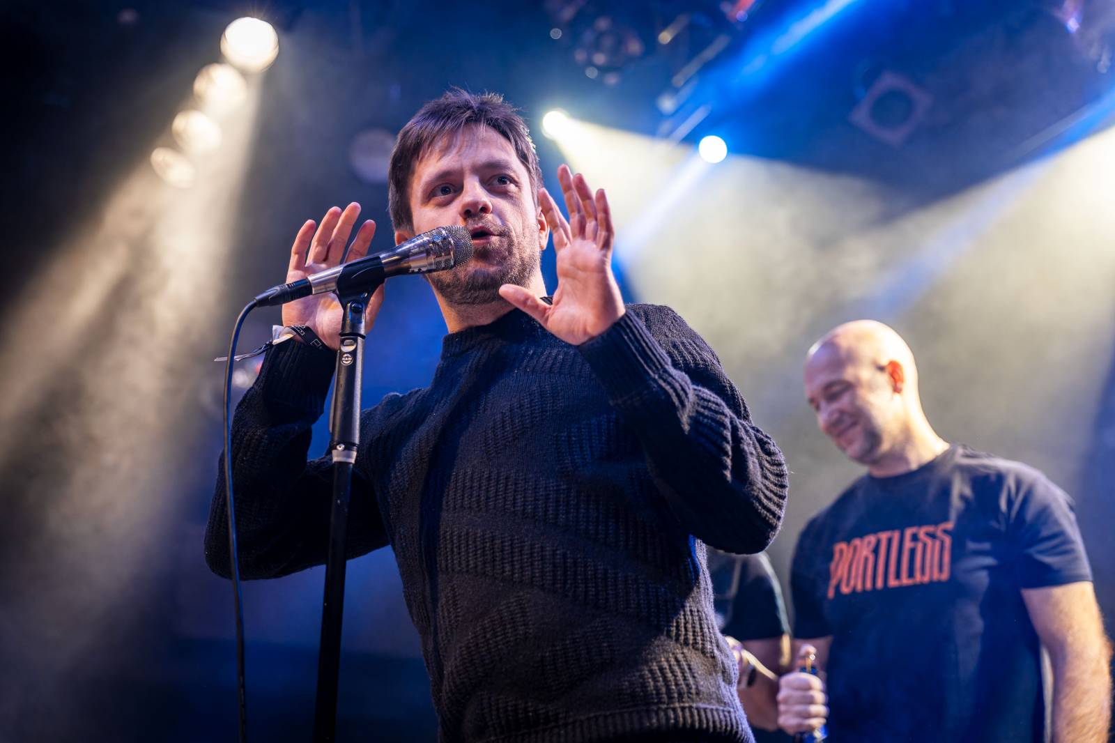 Portless představili v Lucerna Music Baru nové album, pokřtili ho Jiří Mádl s Petrem Kolečkem