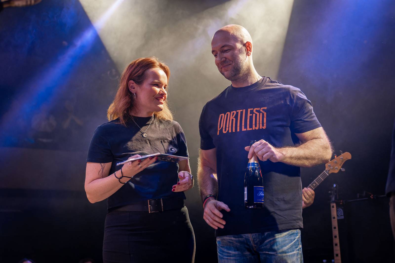 Portless představili v Lucerna Music Baru nové album, pokřtili ho Jiří Mádl s Petrem Kolečkem