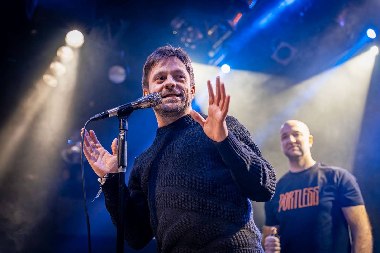 Portless představili v Lucerna Music Baru nové album, pokřtili ho Jiří Mádl s Petrem Kolečkem