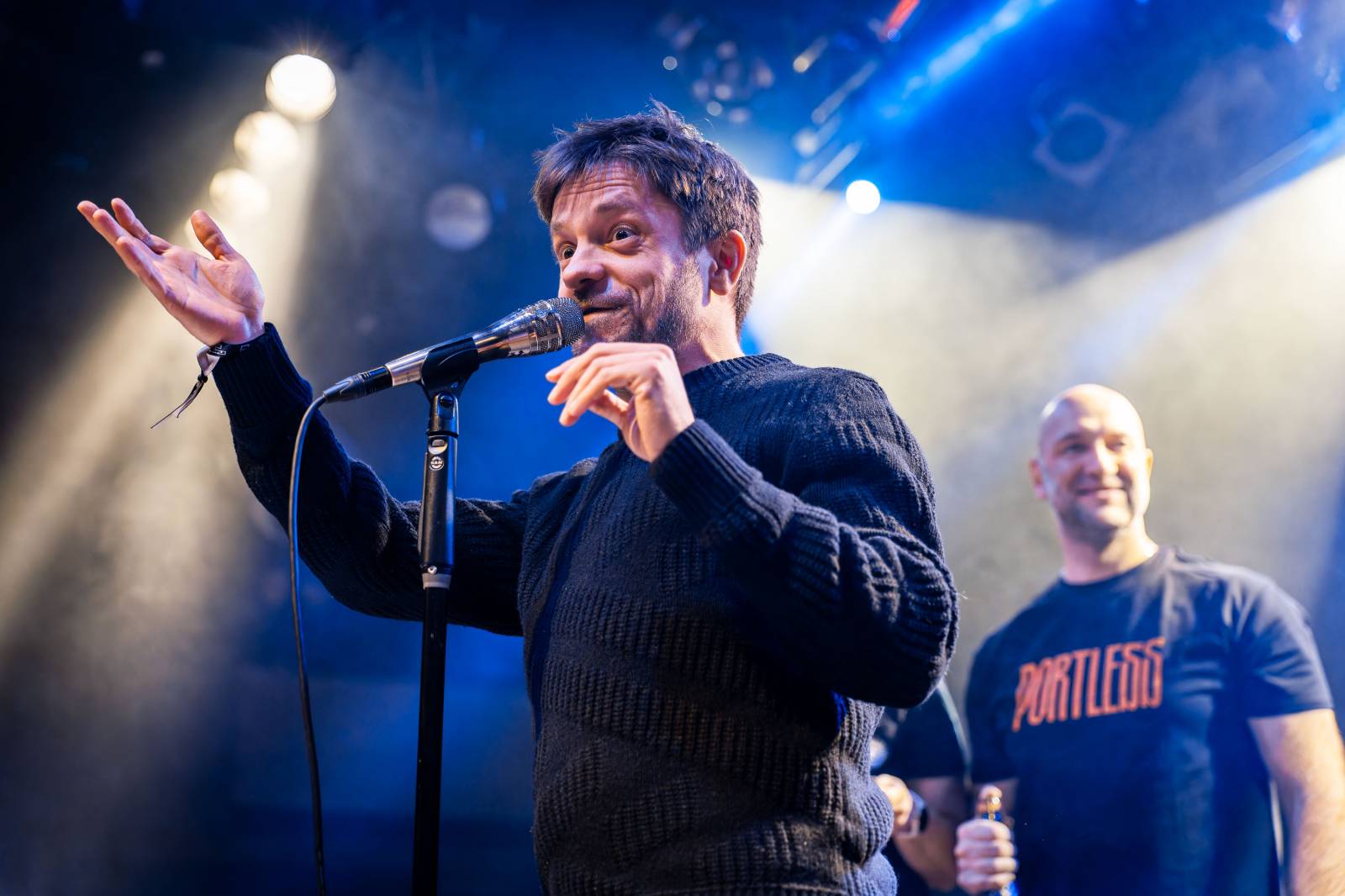 Portless představili v Lucerna Music Baru nové album, pokřtili ho Jiří Mádl s Petrem Kolečkem
