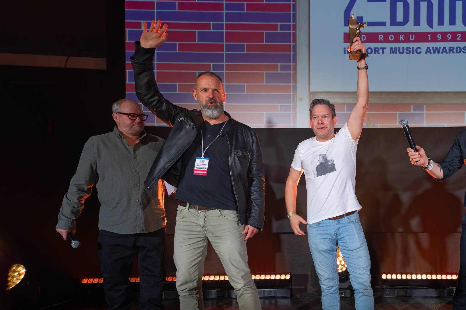 Žebřík poznal vítěze 33. ročníku. Ceny si převzali Chinaski, Monkey Business, Marpo či festival Rock for People