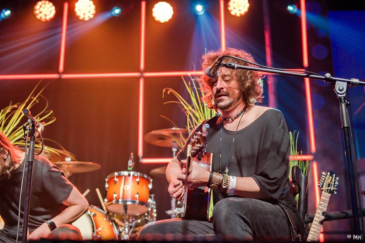 Žebřík oslavil Kristova léta s Rockovým Ježíšem Kamilem Střihavkou. Vystoupili také Marpo a Pan Lynx