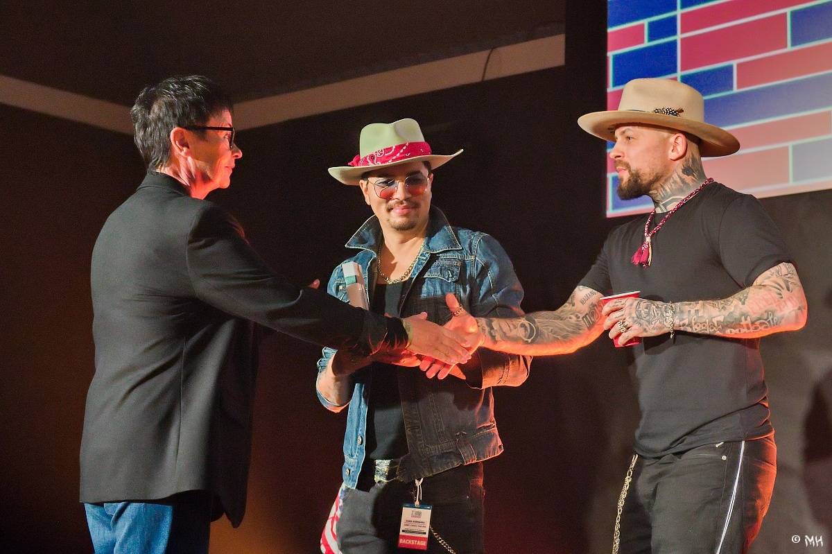 Žebřík oslavil Kristova léta s Rockovým Ježíšem Kamilem Střihavkou. Vystoupili také Marpo a Pan Lynx