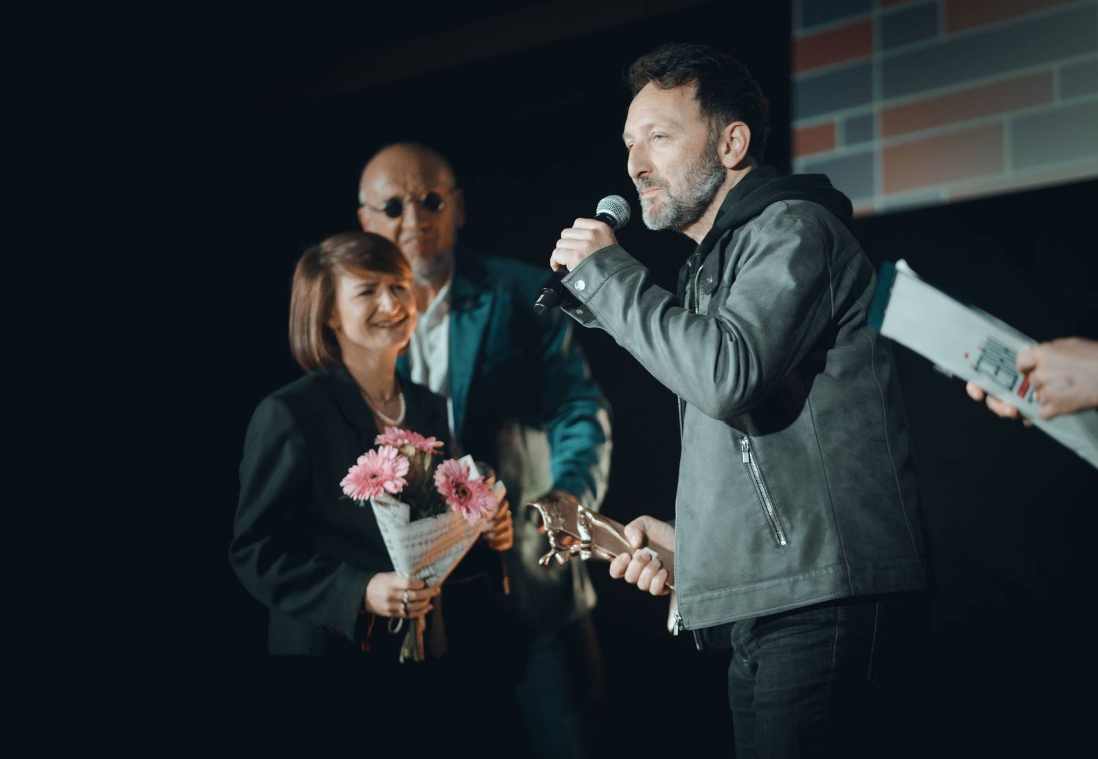 Na Žebříku s oceněnými. Takhle se radovali Michal Hrůza, Rybičky 48, Marpo i Matěj Ruppert