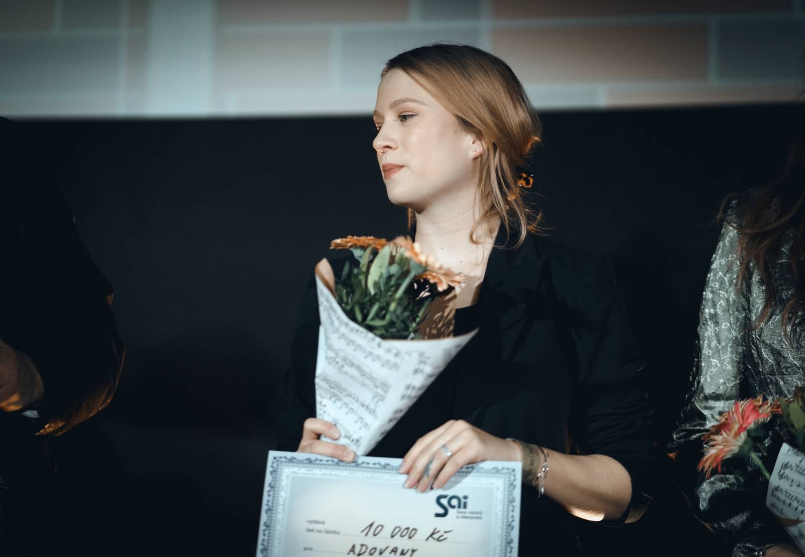 Na Žebříku s oceněnými. Takhle se radovali Michal Hrůza, Rybičky 48, Marpo i Matěj Ruppert