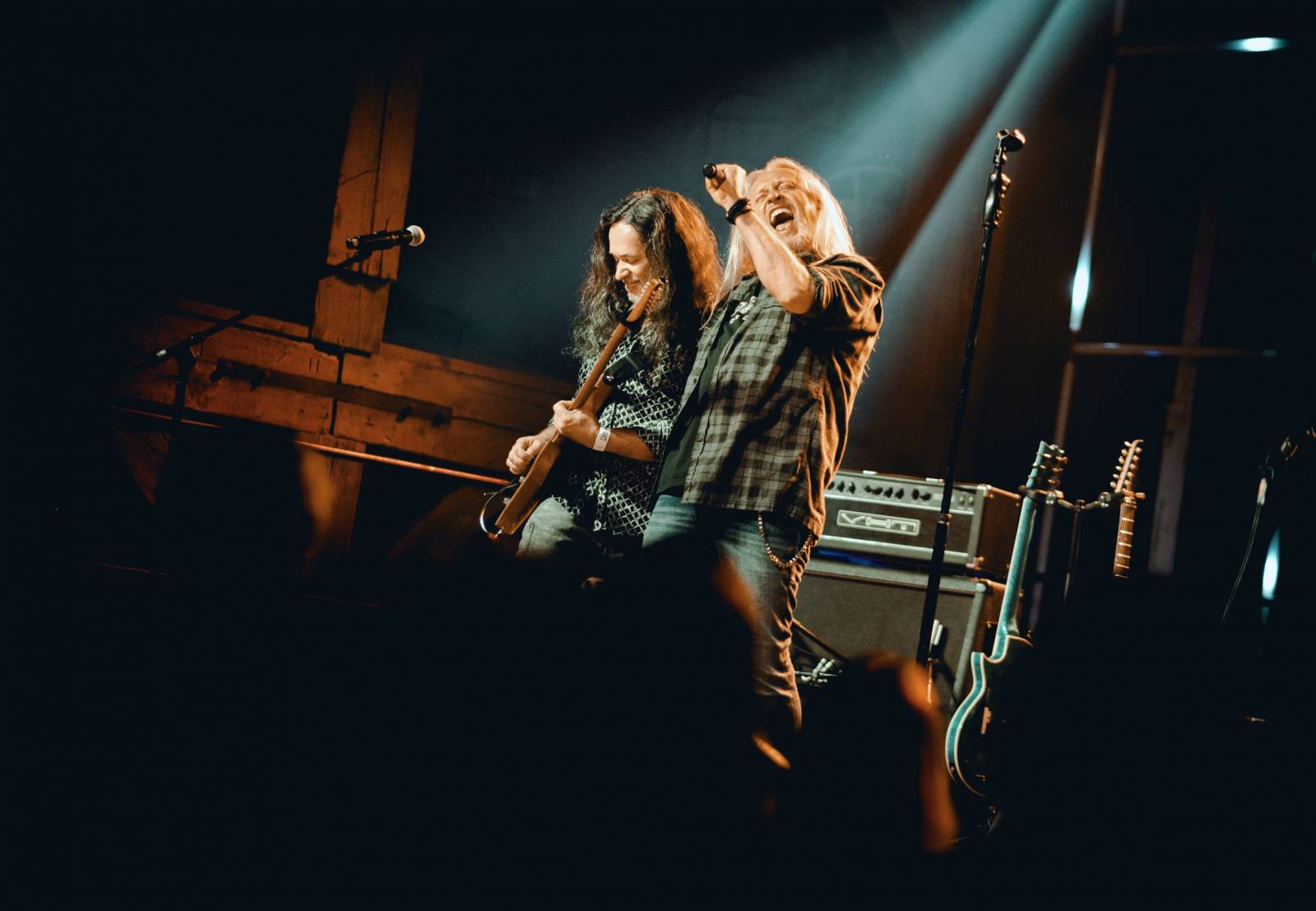 Na Žebříku s oceněnými. Takhle se radovali Michal Hrůza, Rybičky 48, Marpo i Matěj Ruppert