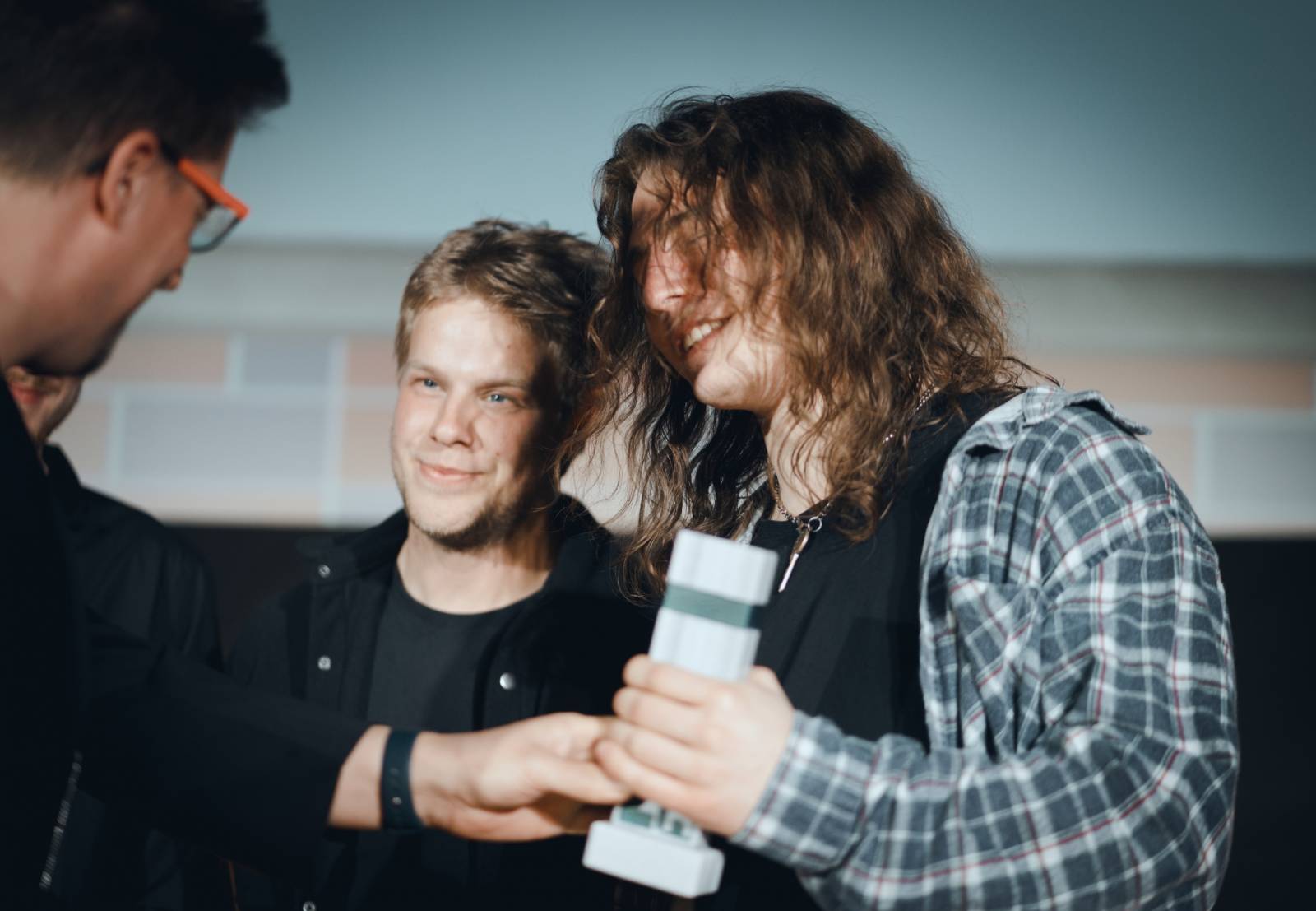 Na Žebříku s oceněnými. Takhle se radovali Michal Hrůza, Rybičky 48, Marpo i Matěj Ruppert