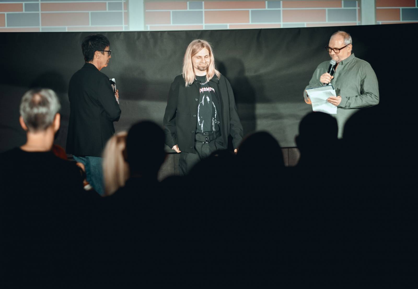 Na Žebříku s oceněnými. Takhle se radovali Michal Hrůza, Rybičky 48, Marpo i Matěj Ruppert