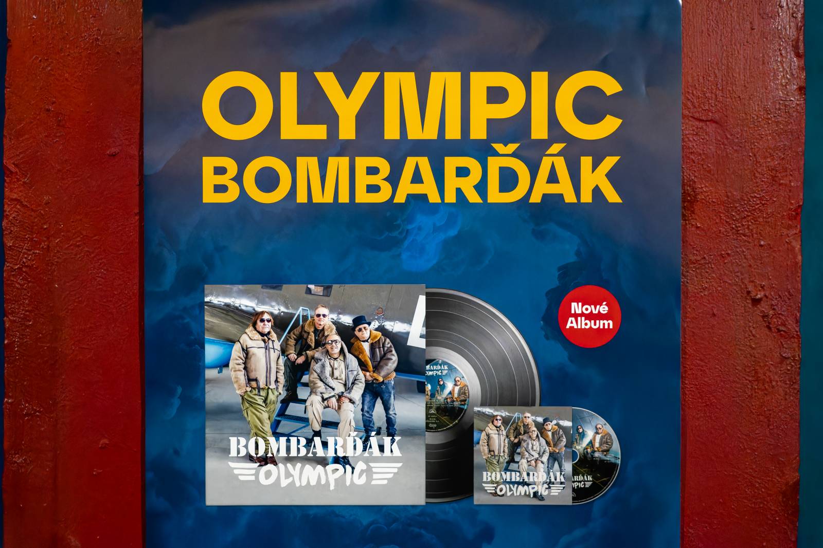 Olympic pokřtil nové album benzinem, kmotrem Bombarďáka se stala Lucie