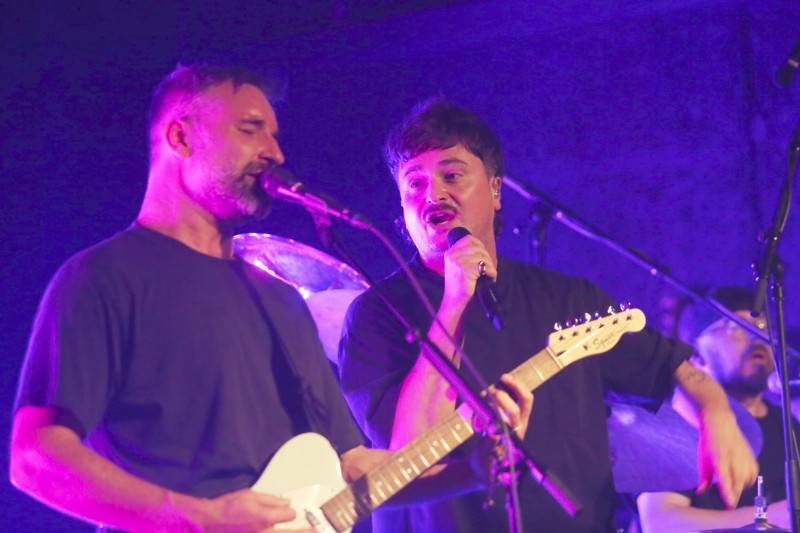 Slovenský večer na moravském poli. Korben Dallas a Billy Barman zahráli na Flédě