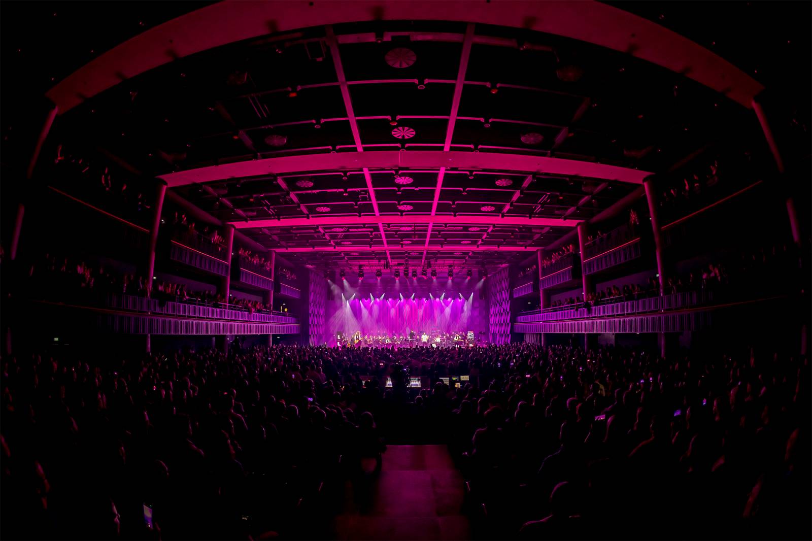 Chinaski a orchestr: trefa na první signální. Kapela se hodila do gala a zazpívala Foru Karlín své hity v nových aranžích