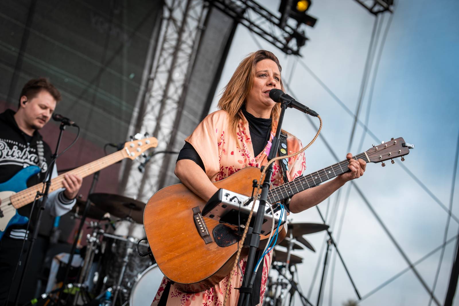 Mezi ploty, den druhý: Ani déšť nezkazil dobrou náladu. Zahráli Olympic, Aneta Langerová, Marta Jandová i Michal Hrůza