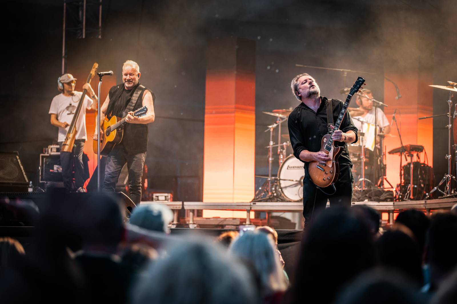 David Koller roztančil Prague Open Air. Déšť fanouškům nevadil, zazněl i Krylův Anděl 