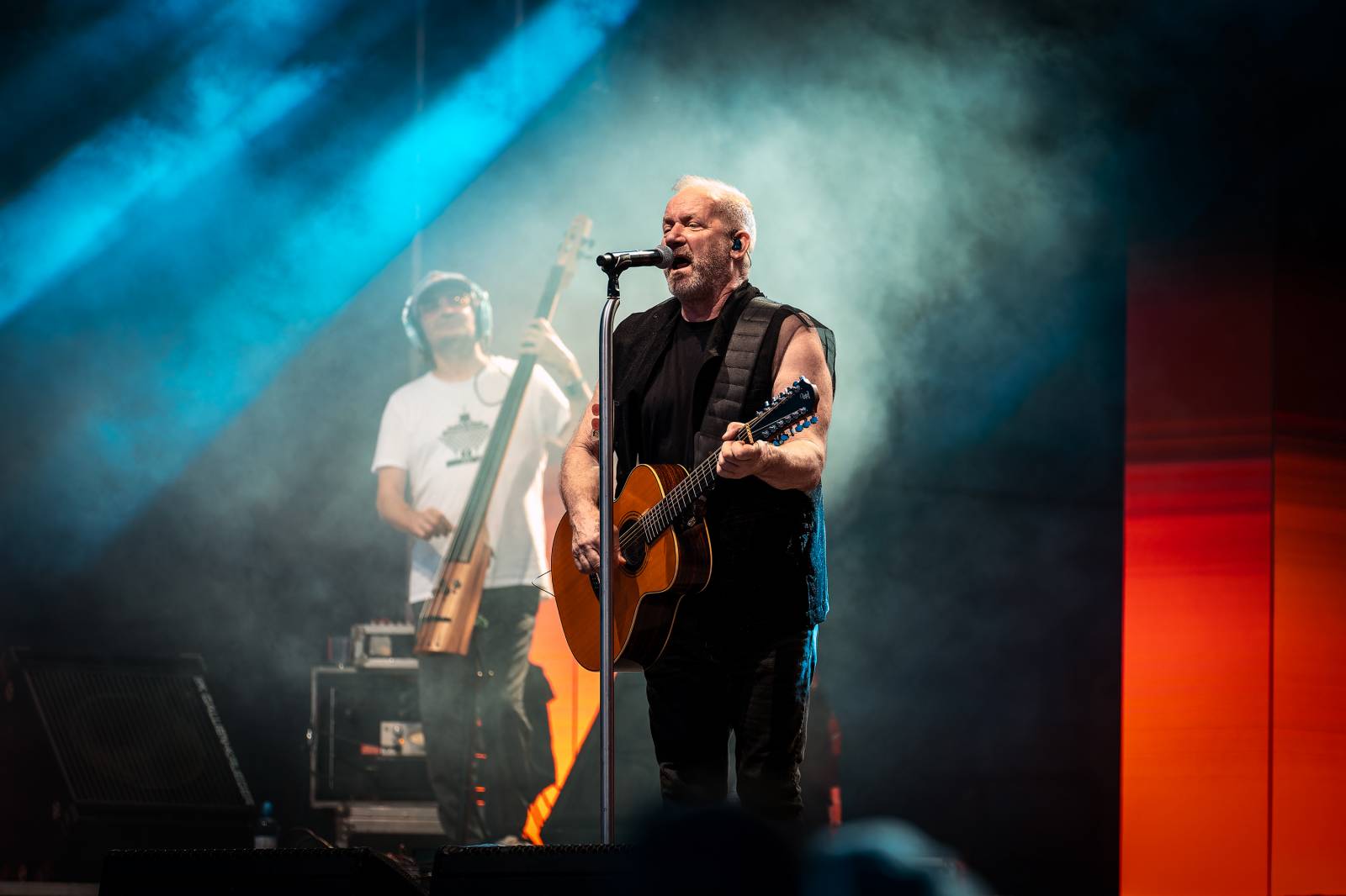 David Koller roztančil Prague Open Air. Déšť fanouškům nevadil, zazněl i Krylův Anděl 
