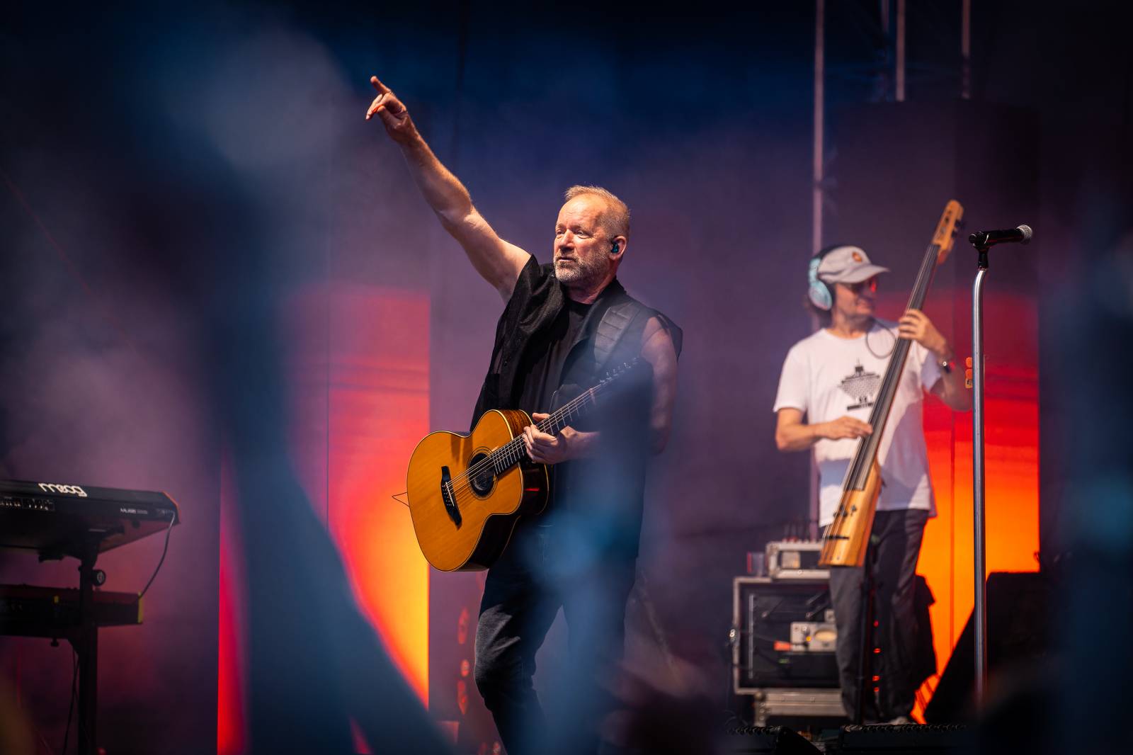 David Koller roztančil Prague Open Air. Déšť fanouškům nevadil, zazněl i Krylův Anděl 