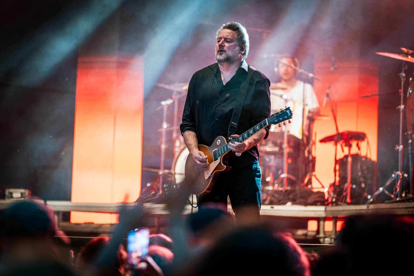 David Koller roztančil Prague Open Air. Déšť fanouškům nevadil, zazněl i Krylův Anděl 