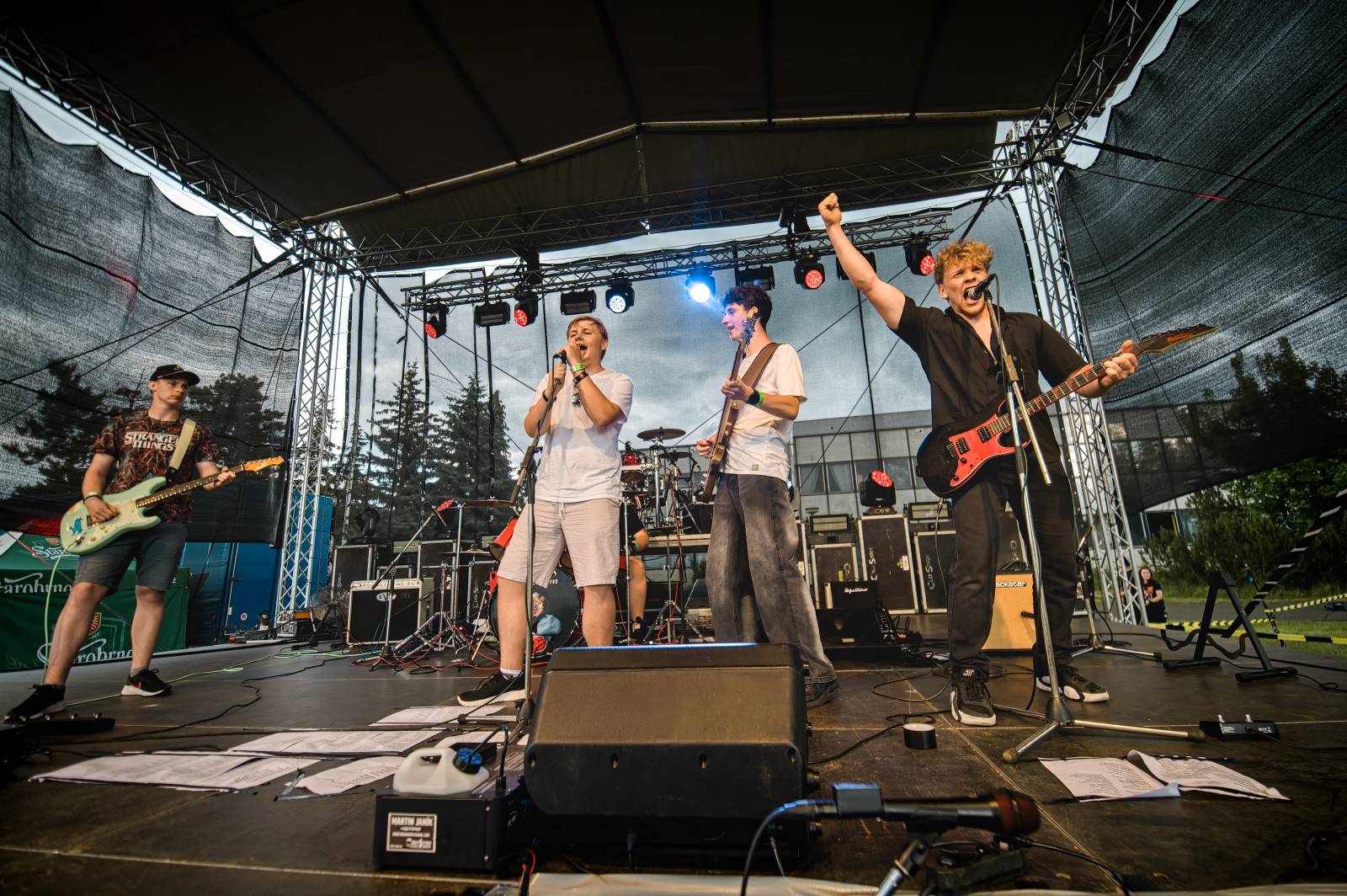 Bagr s Michalem Šafratou zahájil v Třebíči prázdniny