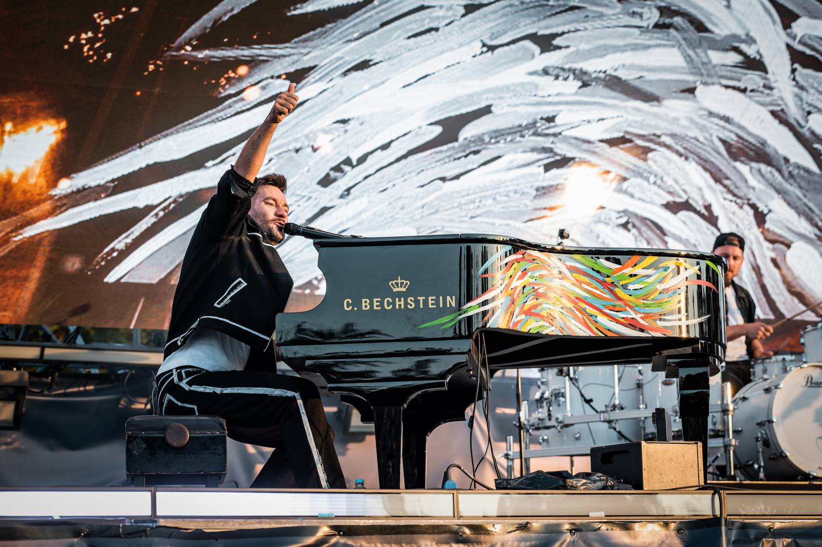 Marek Ztracený je zpátky. Po dvou letech vyrazil na turné, hostem v Praze byla Kateřina Marie Tichá