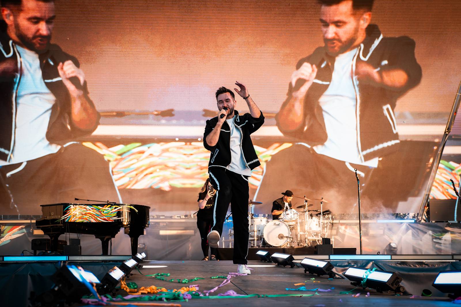 Marek Ztracený je zpátky. Po dvou letech vyrazil na turné, hostem v Praze byla Kateřina Marie Tichá