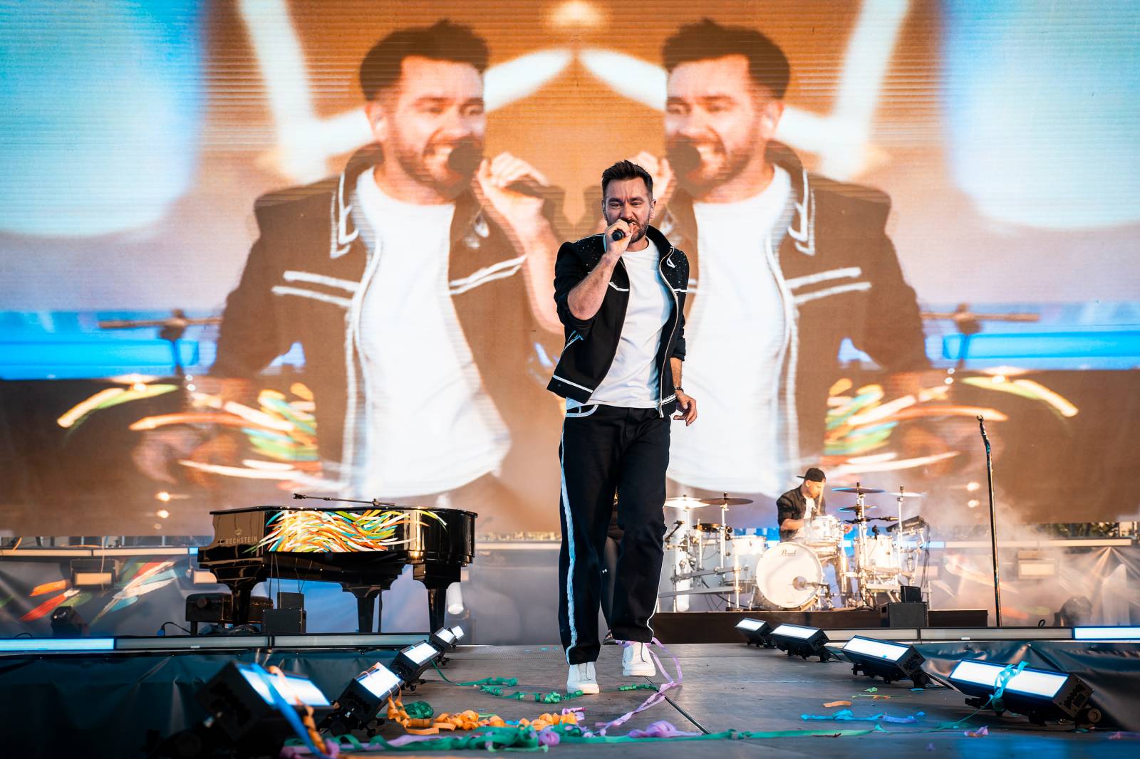 Marek Ztracený je zpátky. Po dvou letech vyrazil na turné, hostem v Praze byla Kateřina Marie Tichá