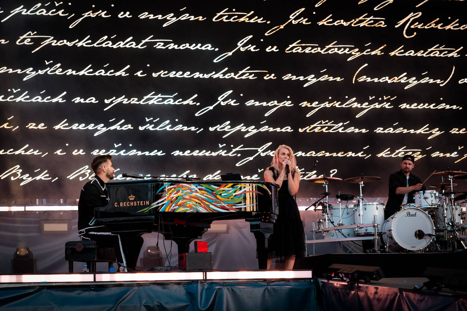 Marek Ztracený je zpátky. Po dvou letech vyrazil na turné, hostem v Praze byla Kateřina Marie Tichá