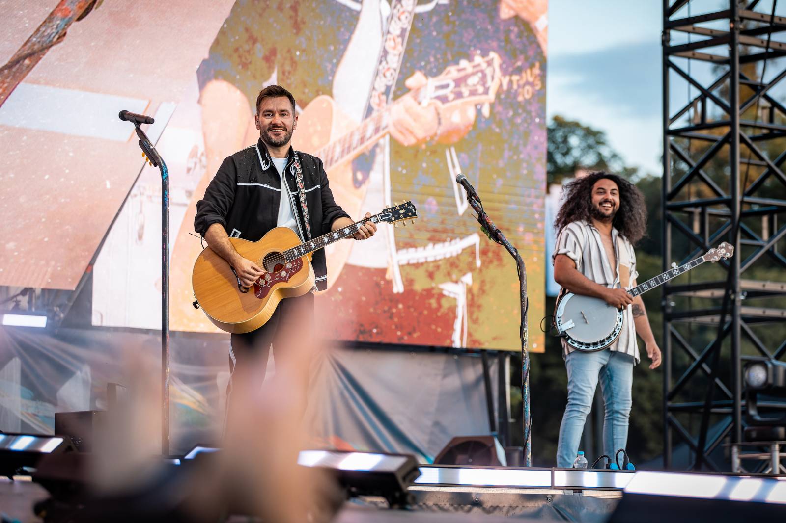 Marek Ztracený je zpátky. Po dvou letech vyrazil na turné, hostem v Praze byla Kateřina Marie Tichá