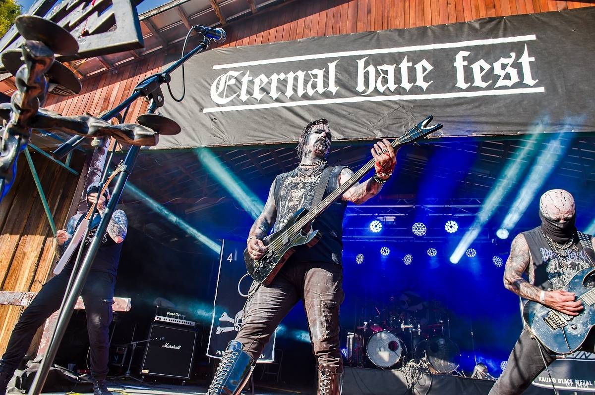 Nýrsko zahalila temnota. Eternal Hate Fest přivítal Hornu, Infernal War, Luctus nebo Black Raptus