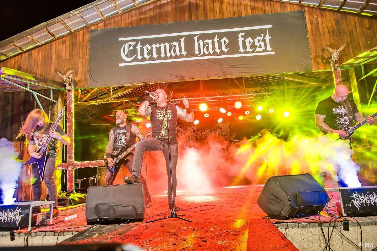 Nýrsko zahalila temnota. Eternal Hate Fest přivítal Hornu, Infernal War, Luctus nebo Black Raptus