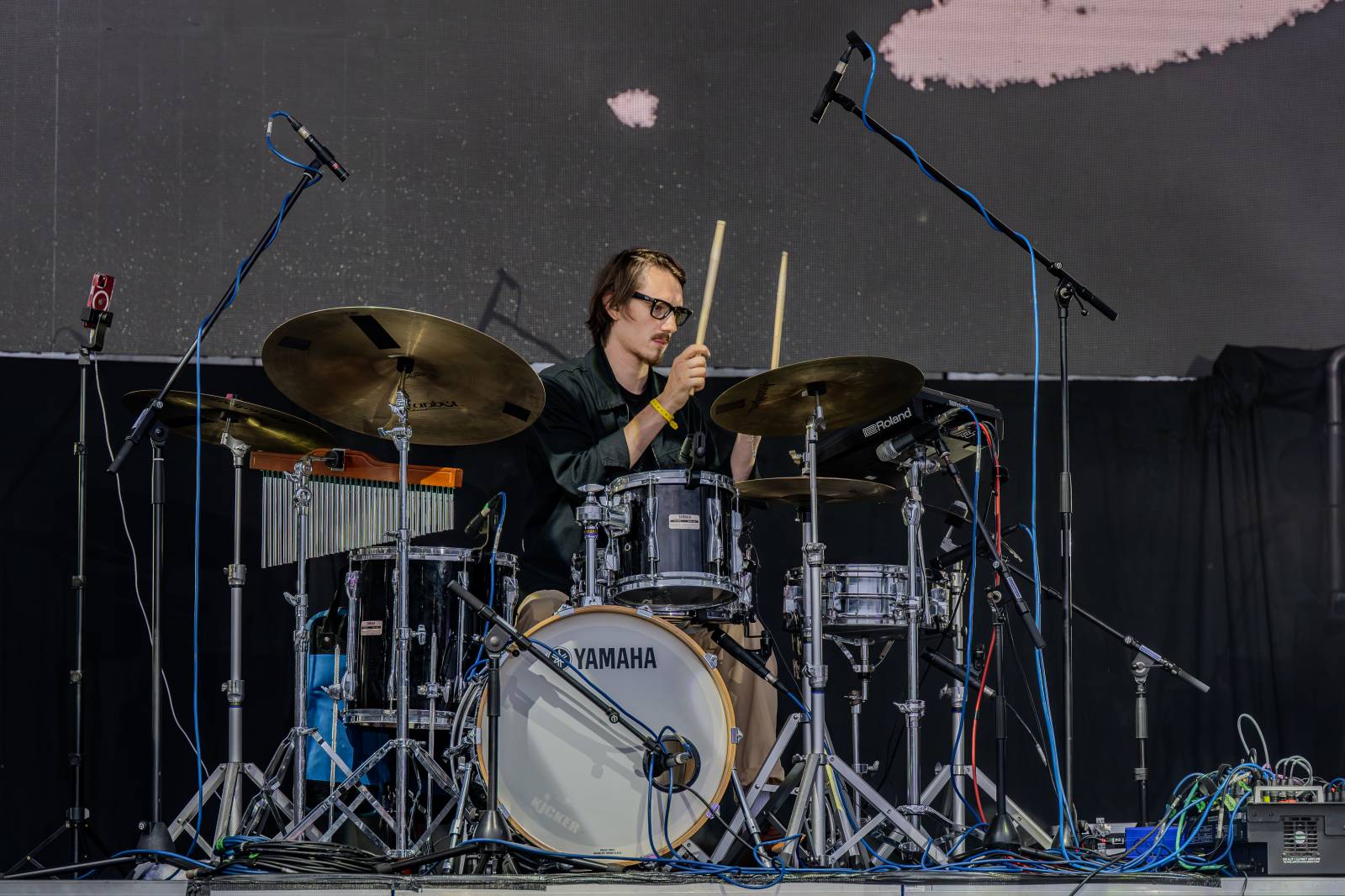 V Brně vytahovali pláštěnky. První den Pop Messe nepřálo počasí