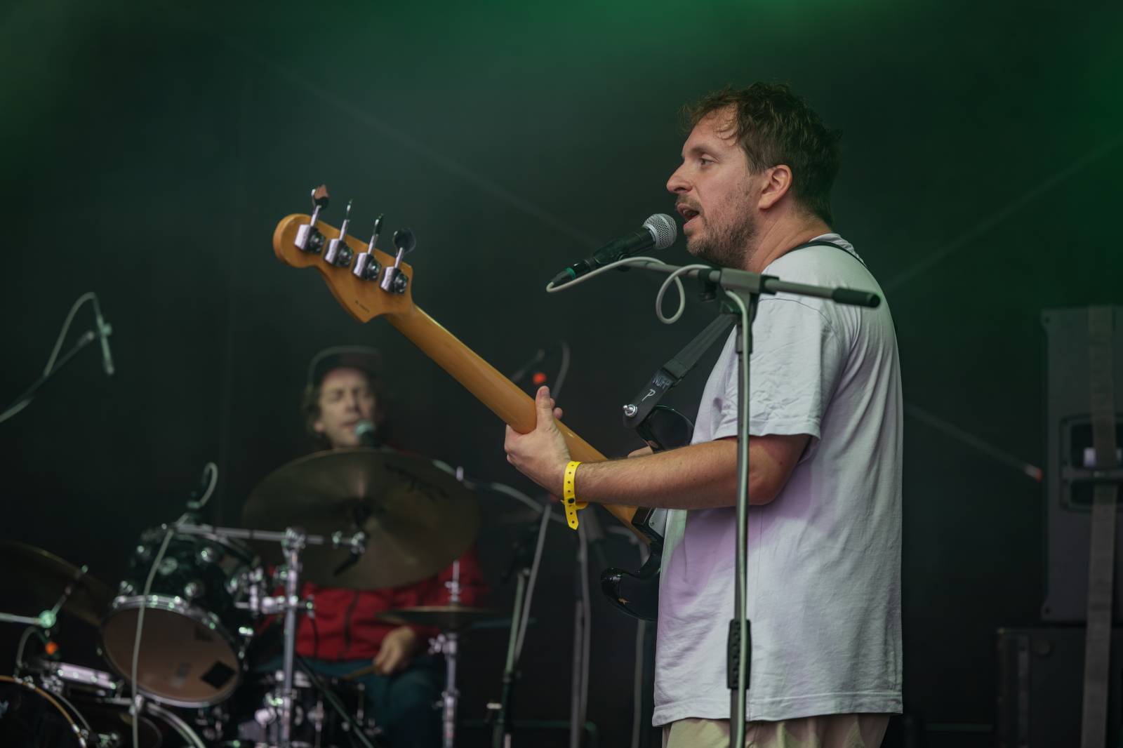 V Brně vytahovali pláštěnky. První den Pop Messe nepřálo počasí