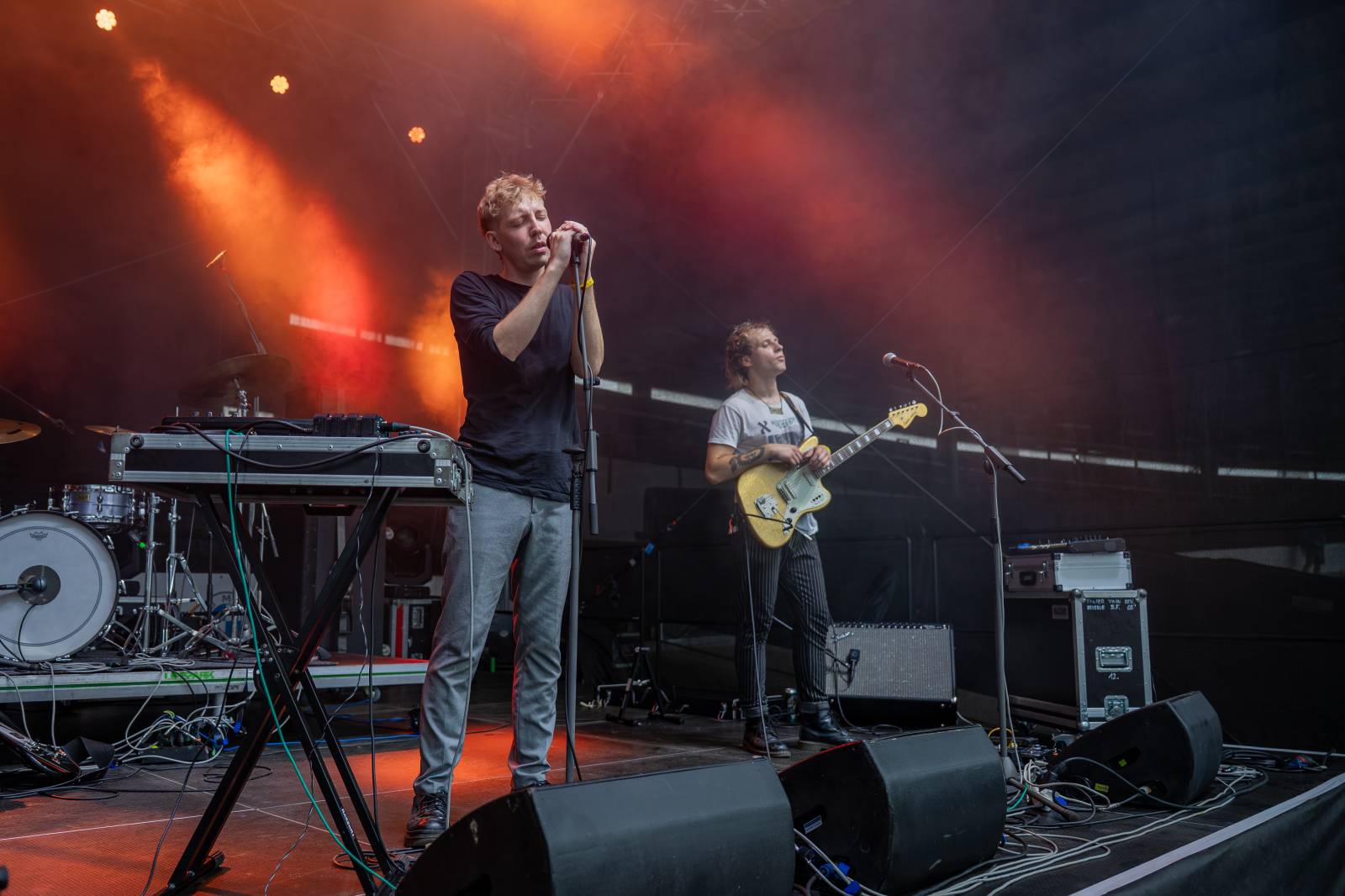 V Brně vytahovali pláštěnky. První den Pop Messe nepřálo počasí