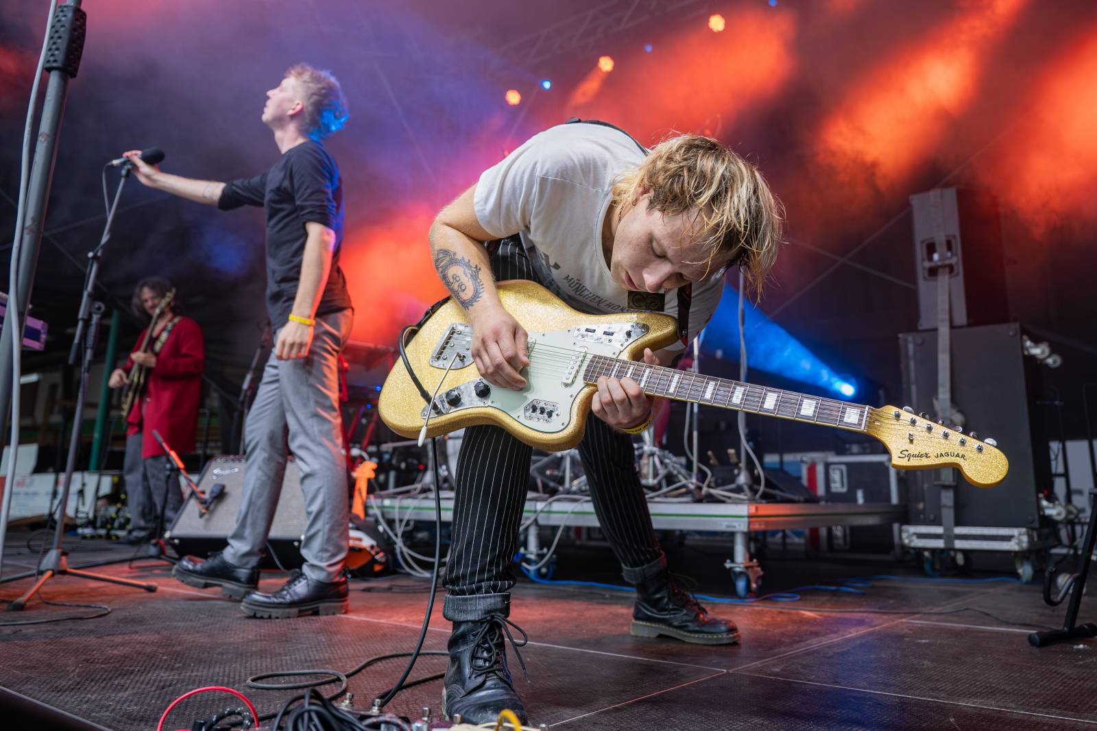 V Brně vytahovali pláštěnky. První den Pop Messe nepřálo počasí