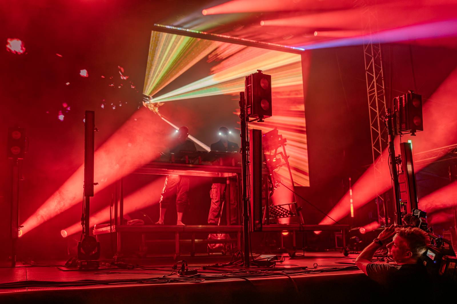 V Brně vytahovali pláštěnky. První den Pop Messe nepřálo počasí