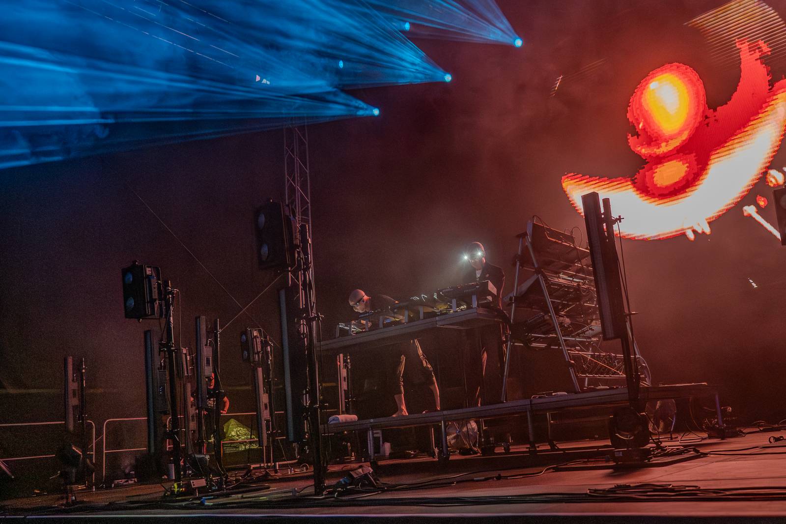 V Brně vytahovali pláštěnky. První den Pop Messe nepřálo počasí