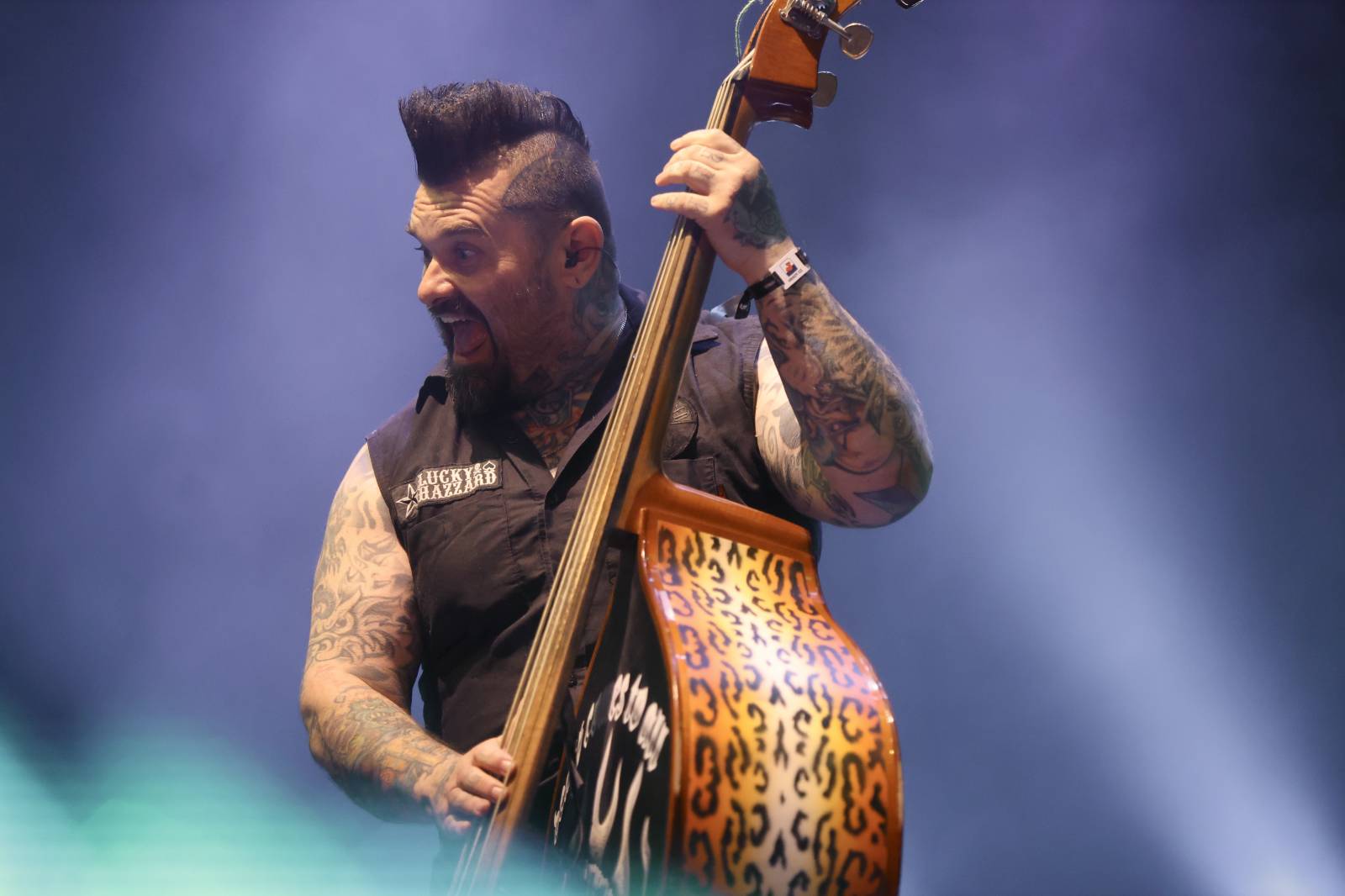 Kabát na Rožmberku vsadil na osvědčené hity, do davu hodil podepsaný klobouk. Wanastowi Vjecy si na přídavek pozvali Lucii