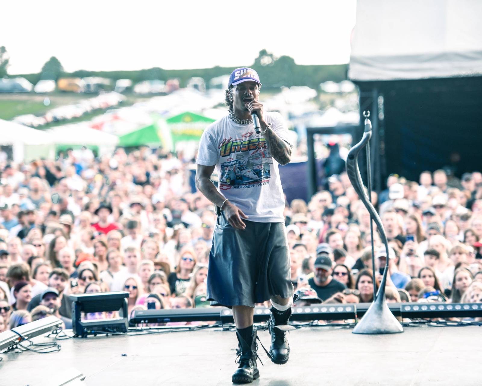 Na Hradech CZ bylo horko nejen kvůli vysokým teplotám. Ben Cristovao a Sofian Medjmedj rozžhavili na Veveří fanynky