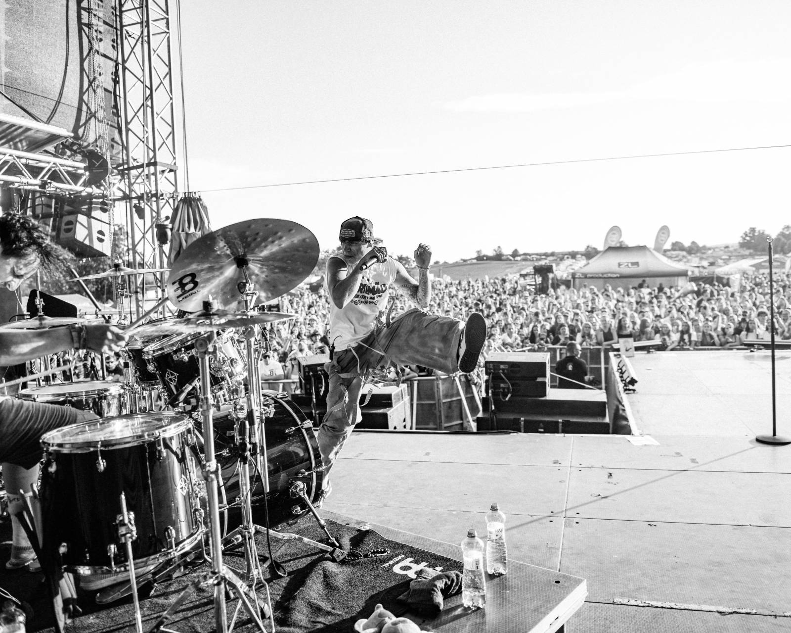 Na Hradech CZ bylo horko nejen kvůli vysokým teplotám. Ben Cristovao a Sofian Medjmedj rozžhavili na Veveří fanynky