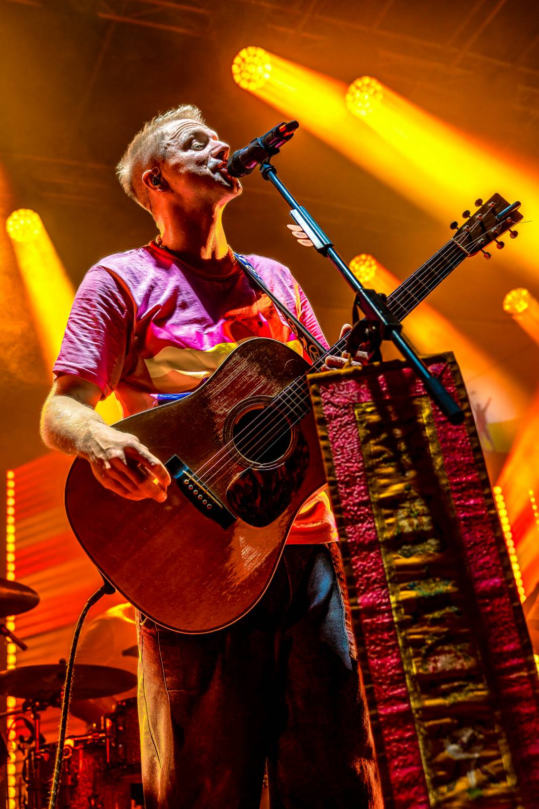 Tomáš Klus improvizoval, fotil se a rozesmíval. V Butky Parku si fanoušky omotal kolem prstu