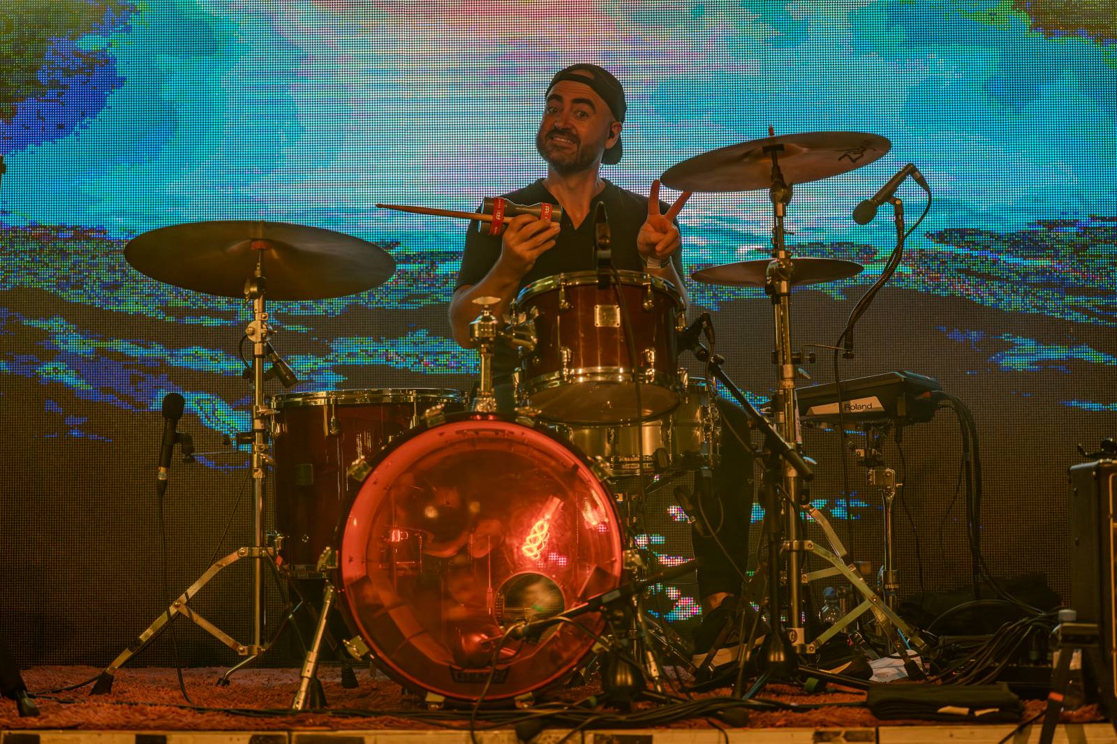 Michal Hrůza pozval fanoušky do Riegrových sadů, dorazila i Klára Vytisková