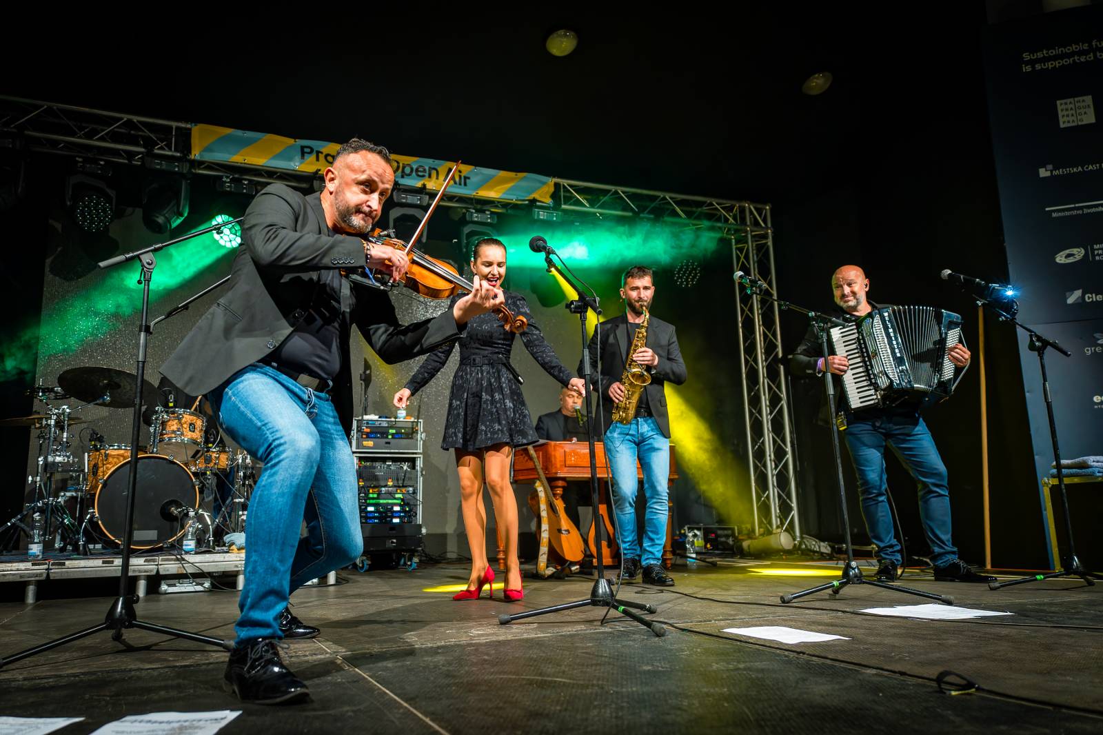 Kandráčovci přivezli do Prahy slovenský folklor, doprovodila je Marianna Železná