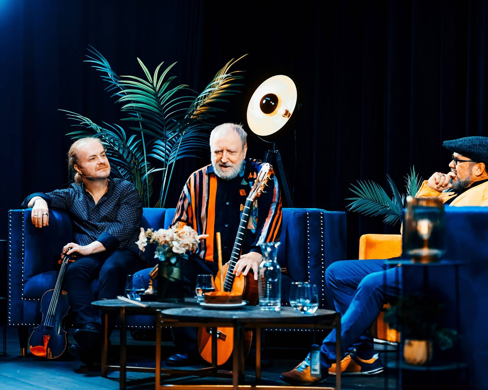 Pavel Šporcl, Eva Burešová, Štěpán Rak a Thom Artway bavili publikum v talkshow U Aleše na střeše