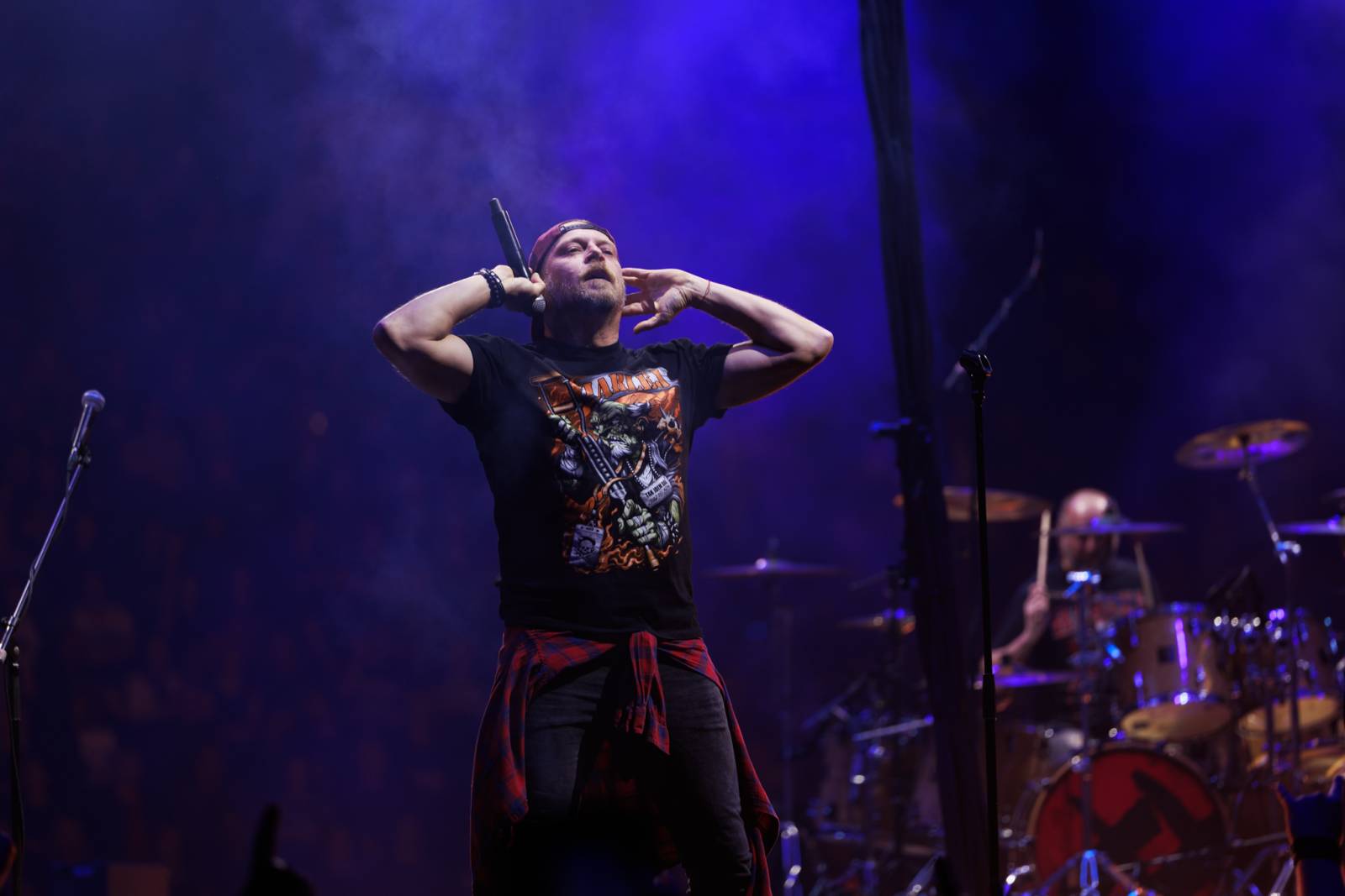 Harlej oslavil v O2 universu třicet let na scéně. Fanouškům byl díky pódiu uprostřed haly opravdu blízko