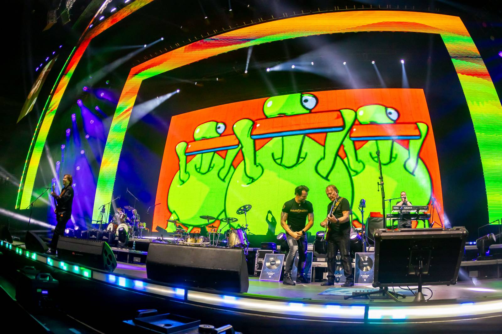 Olympic slavil v O2 areně Rockové Vánoce, pozval si Martu Jandovou, Dymytry i Petra Koláře