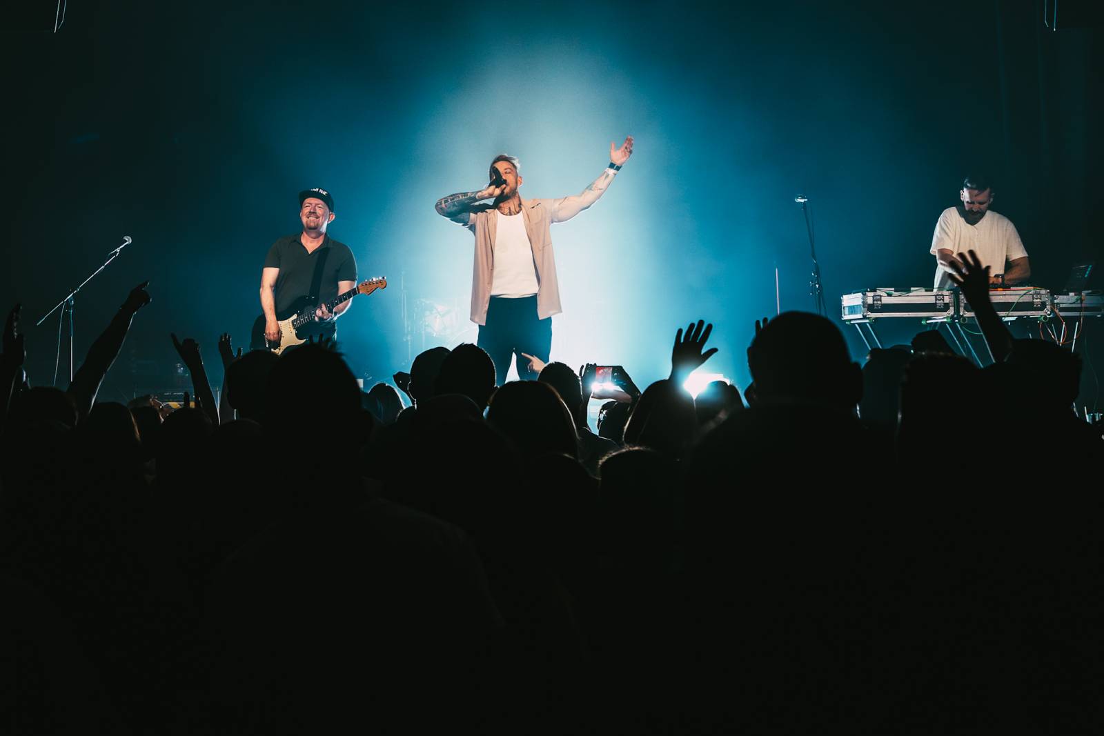 Skyline rozzářili předvánočním mejdanem Palác Akropolis, MC Jacob létal metry vysoko