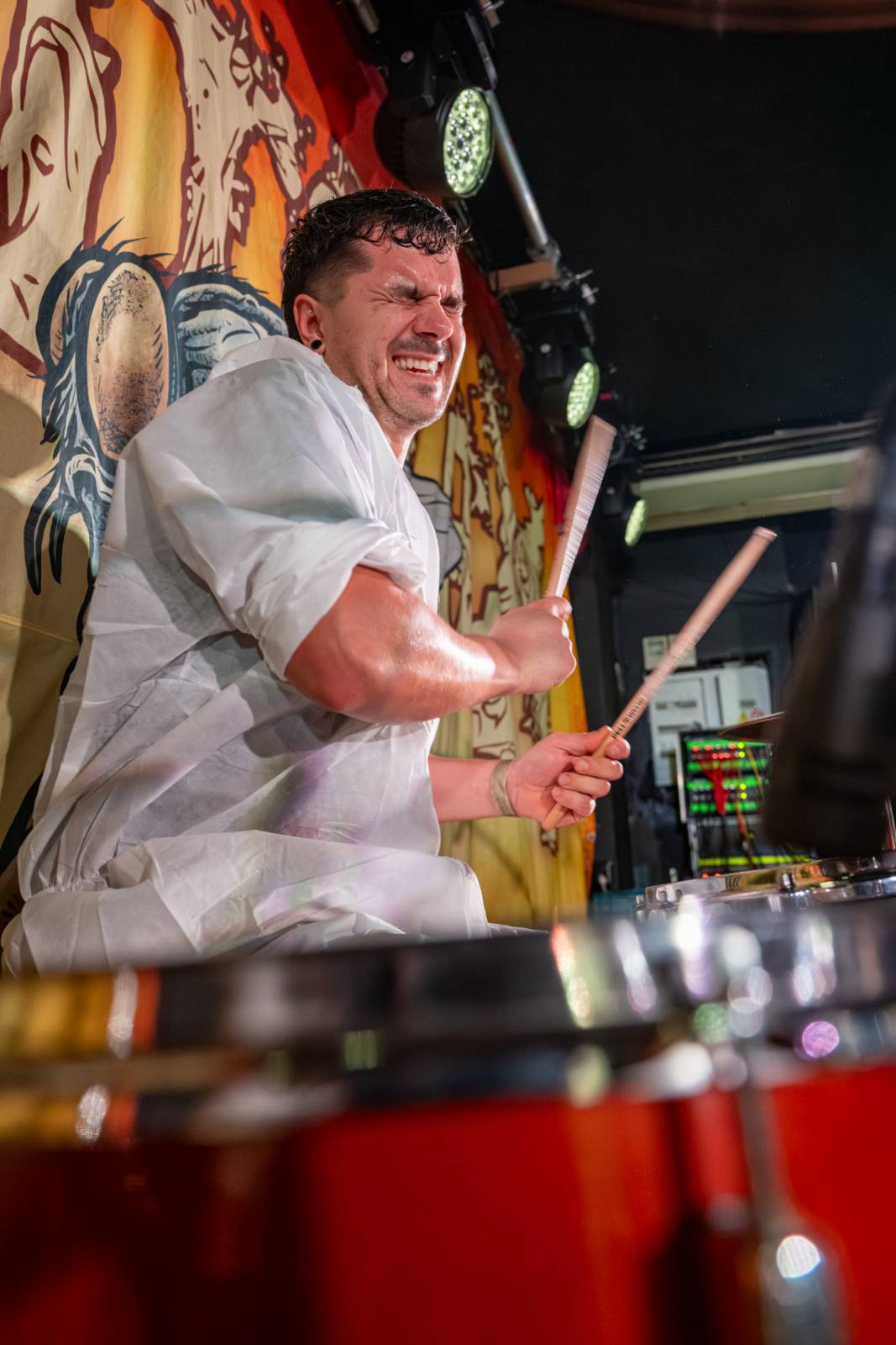 Hrození záchodovými štětkami i házení toaletním papírem. Takový byl Gutafest v Rock Café