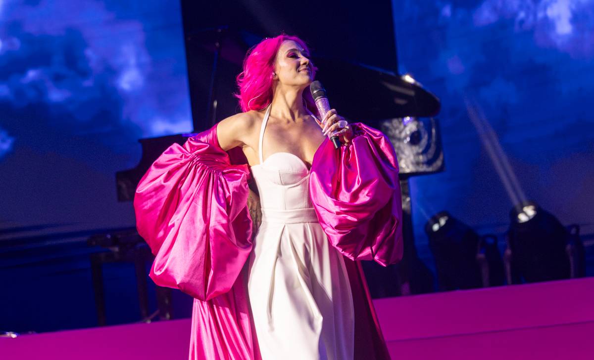 Tereza Mašková zbarvila O2 universum do růžova, pokřtila i nové album