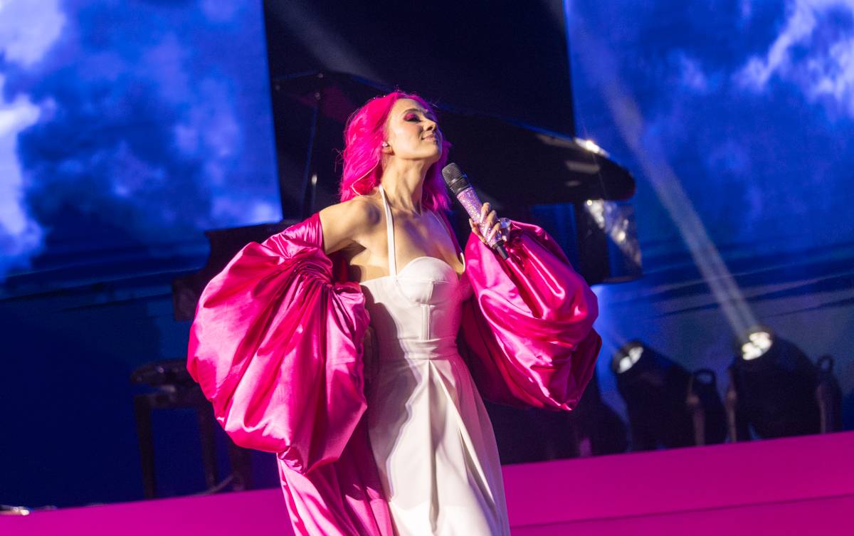 Tereza Mašková zbarvila O2 universum do růžova, pokřtila i nové album