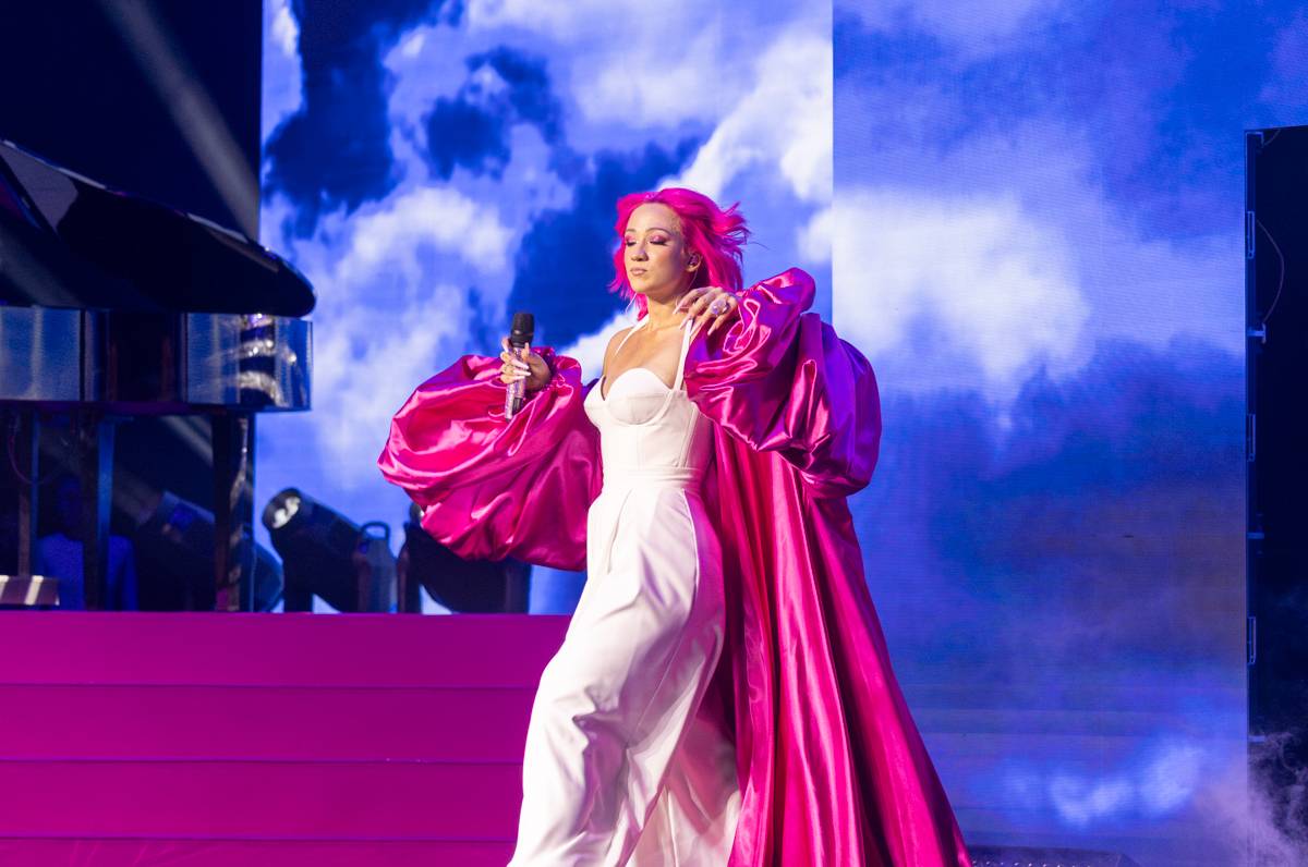 Tereza Mašková zbarvila O2 universum do růžova, pokřtila i nové album